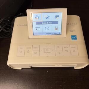 Canon SELPHY CP1300 Compact Photo Printer - White Postcard Size Print Not Tested